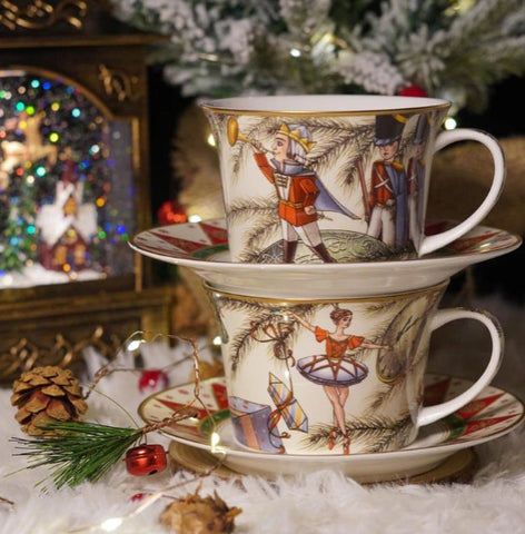 Nutcracker Ballet Bone China Cup and saucer set