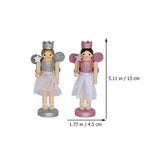 Nutcracker Christmas Angel Ornament