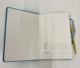 RAD A5 Gold leaf logo Notebook and Gold pen set.