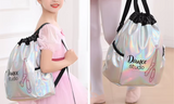 Metallic Dance Drawstring Backpack Girls