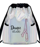 Metallic Dance Drawstring Backpack Girls