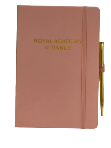 RAD A5 Gold leaf logo Notebook and Gold pen set.