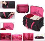 Rolling Dance Bag with Telescopic Garment Rack