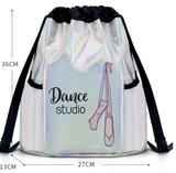 Metallic Dance Drawstring Backpack Girls