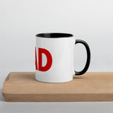 Red RAD logo Mug with Color Inside