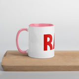 Red RAD logo Mug with Color Inside