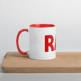 Red RAD logo Mug with Color Inside