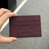 RAD logo leather credit card holder