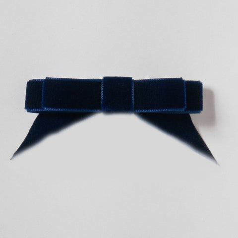 Angled Velvet Hair ribbons without comb