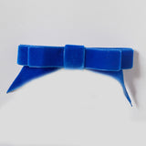 Angled Velvet Hair ribbons without comb